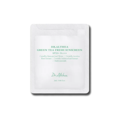 Сонцезахисний крем із екстрактом зеленого чаю Dr. Althea  Green Tea Sunscreen Pouch 2 ml