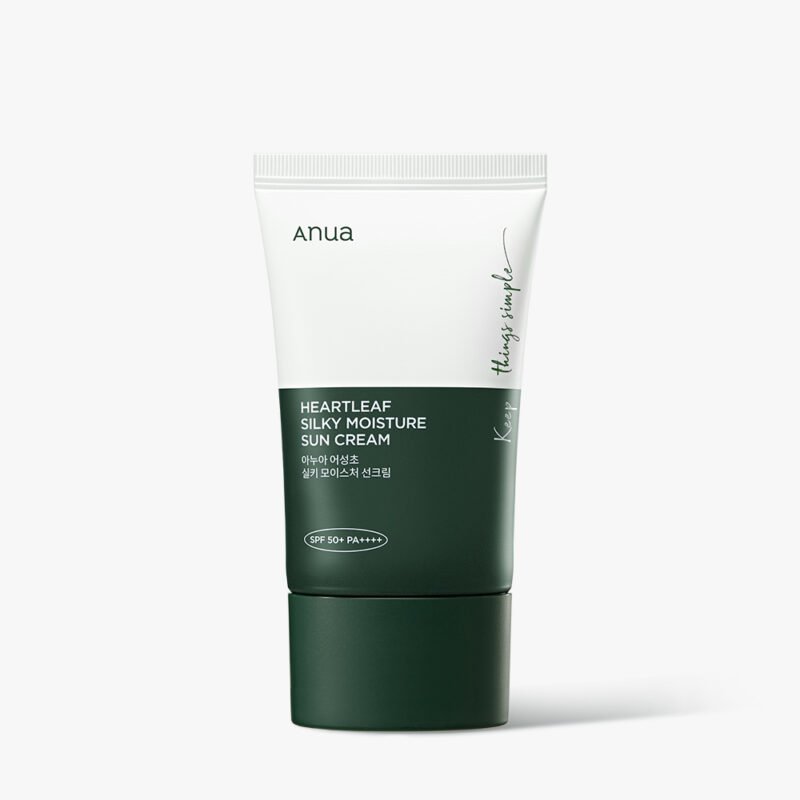 Зволожувальний сонцезахисний крем Anua Heartleaf Silky Moisture Suncream