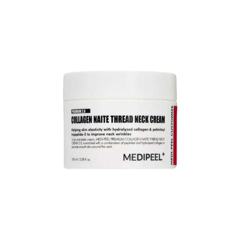 Підтягуючий пептидний крем для шиї та декольте Medipeel Premium Collagen Naite Thread Neck Cream 2.0 100ml