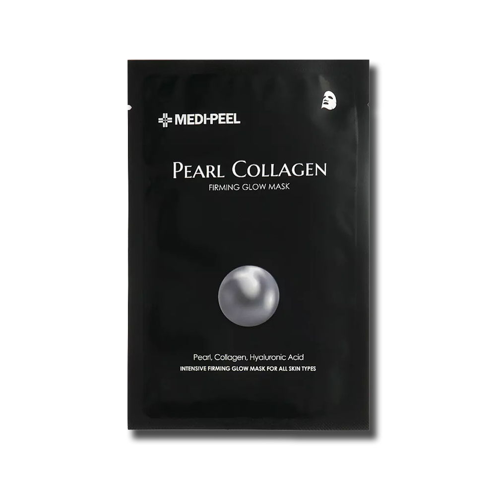 Маска тканинна омолоджуюча з колагеном і перлами Medi-peel Pearl Collagen Firming Glow Mask 25ml