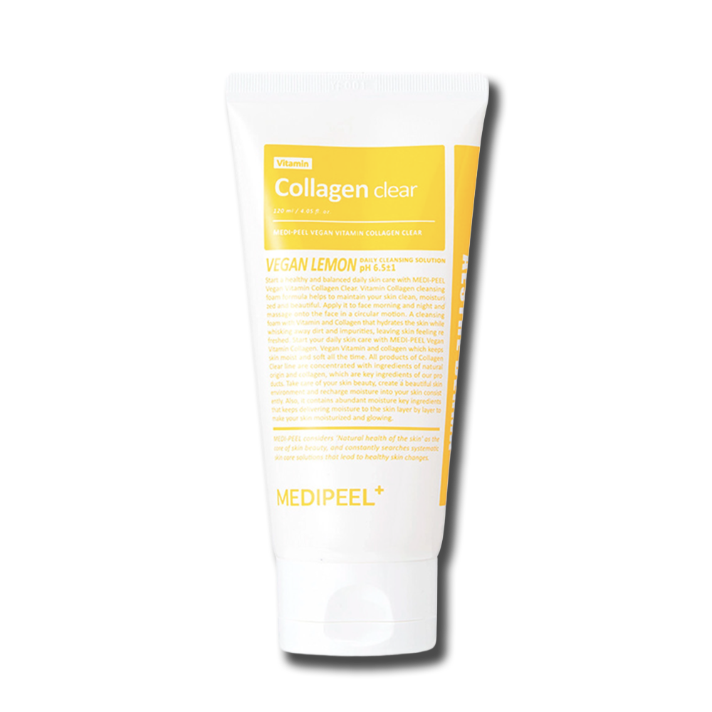 Вітамінна пінка для вмивання та рівного тону шкіри Medipeel Vegan Vitamin Collagen Clear 300 мл