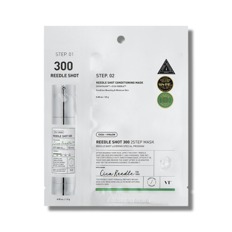 Двофазна маска з мікроголками VT Cosmetics Reedle Shot 300 2 Step Mask 1,5+25 г