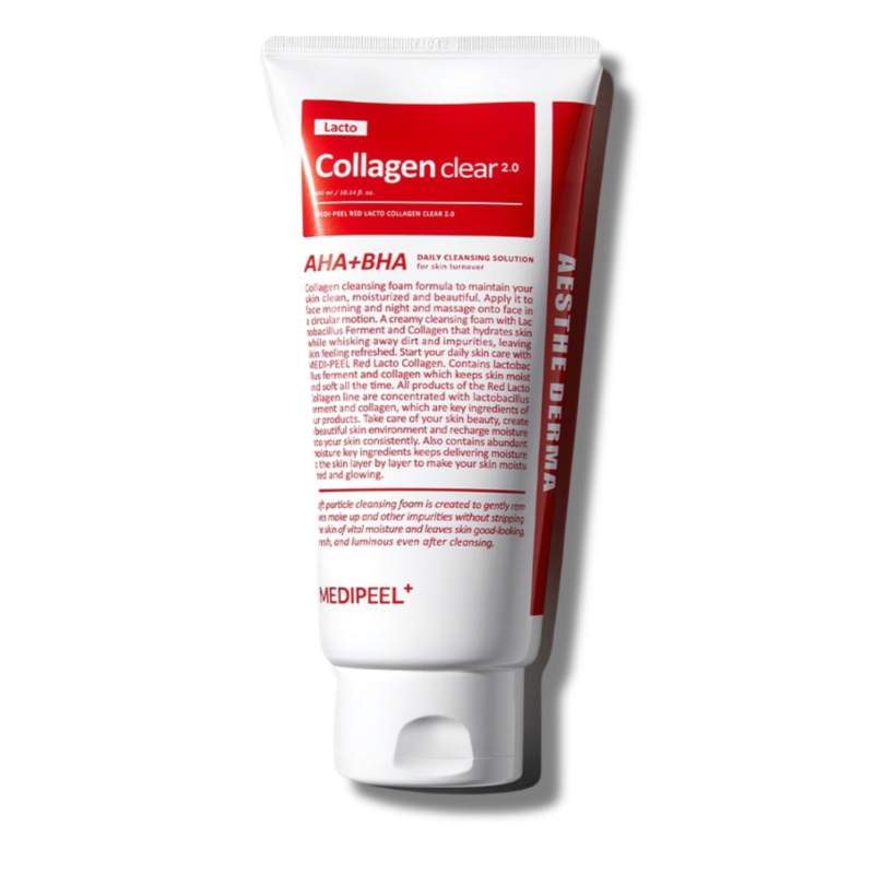 Пінка з колагеном і пробіотиками Medipeel Red Lacto Collagen Clear Foam Cleanser 2.0