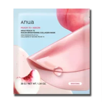 Гідрогелева колагенова маска з персиком та ніацинамідом ANUA Peach 70 Niacin Brightening Collagen Mask