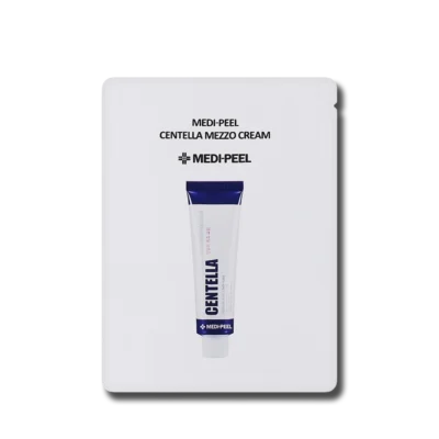 Заспокійливий крем з екстрактом центели для відновлення, зволоження та зміцнення чутливої шкіри Medipeel Centella Mezzo Cream Pouch 1.5 мл  1.5ml