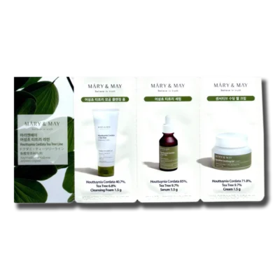 Набір пробників Mary&May Houttuynia Cordata Tea Tree Line Sachet
