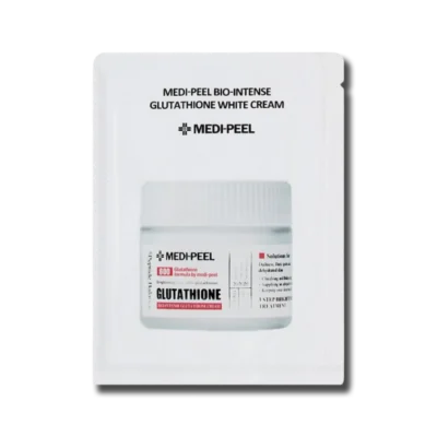 Відбілювальний антивіковий крем із глутатіоном для сяйва та рівного тону шкіри Medipeel Bio-intense Glutathione White Cream Sample Pouch, 1.5g