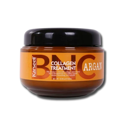 Колагенова маска для волосся  з аргановою олією та кератином Karseell BNC Argan Collagen Treatment, 550 мл