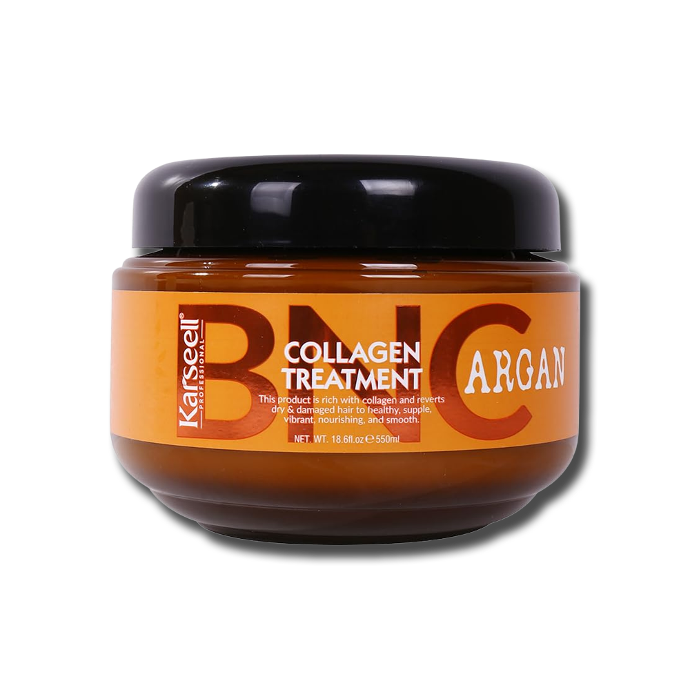 Колагенова маска для волосся з аргановою олією та кератином Karseell BNC Argan Collagen Treatment, 550 мл