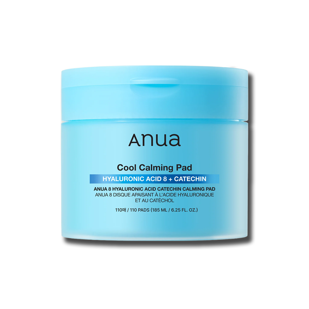 Заспокійливі тонер-педи з гіалуроновою кислотою та катехіном (екстракт зеленого чаю)ANUA 8 Hyaluronic Acid Catechin Calming Pad 185 ml