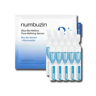 (Копія)Сироватка з ретинолом для звуження пор обличчя Numbuzin No.3 Blue Bio-Retinol Pore Refining Serum