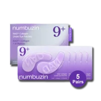 (Копія)Маска-шит, що освітлює шкіру, вирівнює тон, зменшує темні плями та надає сяйва Numbuzin No.5+ Glutathione Vitamin Concentrated Mask