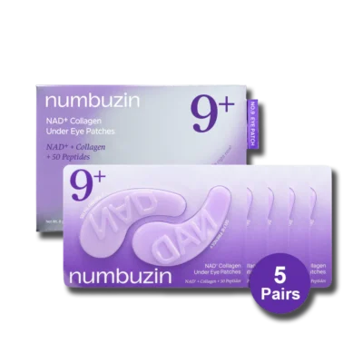 (Копія)Маска-шит, що освітлює шкіру, вирівнює тон, зменшує темні плями та надає сяйва Numbuzin No.5+ Glutathione Vitamin Concentrated Mask