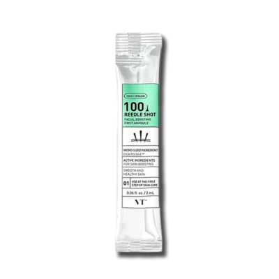 Концентрована сироватка зі спікулами(100) для звуження пор VT Cosmetics Reedle Shot 100 Facial Boosting First Ampoule 2ml (стік)