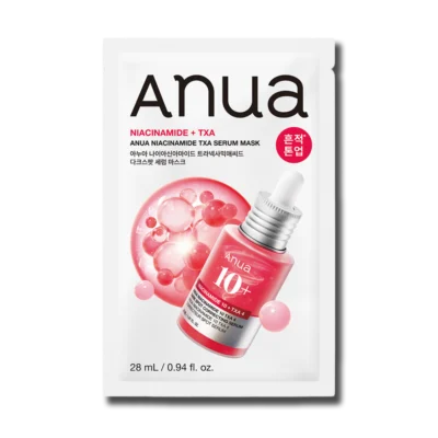 Тканинна маска-сироватка з ніацинамідом і транексамовою кислотою  ANUA Niacinamide Txa Serum Mask 28ml