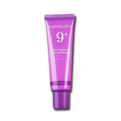 Інноваційна сонцезахисна, антивікова есенція Numbuzin No.9 NAD+ Peptides Dewy Sun Essence 50ml